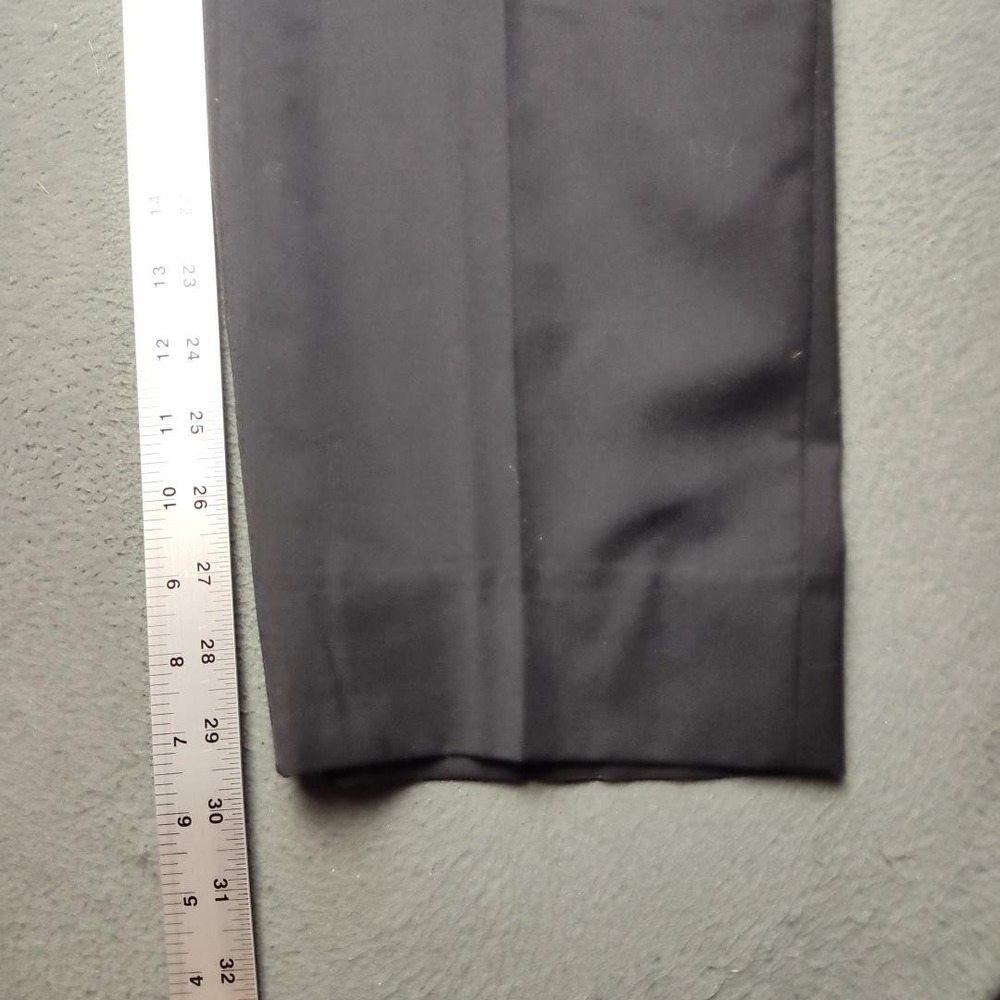 Ted Baker London Pants Mens 35x30 Black Wool Dress Trousers Jarrett Flat Front - Picture 11 of 14